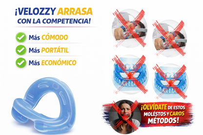 Elimina los ronquidos con Velozzy ™   1+1 GRATIS SOLO HOY